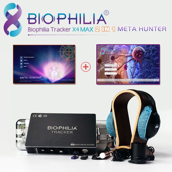 Biophilia Tracker X4 Max Bio Resonance Machine Biofeedback V16 NLS Analizador corporal de análisis emocional y ADN