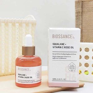 Biossance Sérum Huile Visage 30ml/1floz Biossance SQUALANE VITAMINE C HUILE DE ROSE 50ml/1.7floz Biossance SQUALANE COPPERPEPTIDE Post gratuit