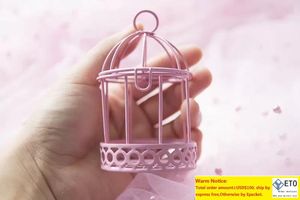 Bird Cage Wedding Candy Box European Creative Iron Romantic Gift Boxes Wedding Gunst en Gifts Party Decoratie