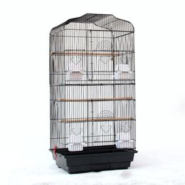 Cages à oiseaux 93x36xcm bricolage Portable perroquet fil Cage en plein air luxe grand métal nid cacatoès canari ara cage 230130