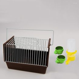 Vogelkooien hangende doos kooi feeder mini stainsteel metaal Canary Parrot Aviary nidos para pajaros duiven duiven benodigdheden dl60nl