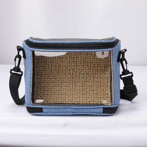 Cages à oiseaux Super Portable Cage pour animaux de compagnie Perroquet Sac de voyage respirant léger Hamster écureuil pour petits animaux Accessoires 230923