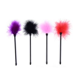 Bird Feather Clit Tickler slaan sexy speelgoed flirten Sexyy Whip Flirt Soft S Slave Flogger Beauty items