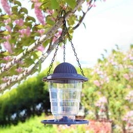 Comedero para pájaros, patio, decoración de jardín, accesorios para pájaros, contenedor colgante de colibrí, suministros para parques al aire libre, productos portátiles para mascotas