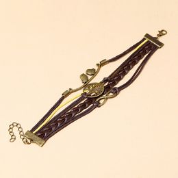 Vogel Infinity Tree of Life Armband Verstelbare Multilayer Armbanden voor Dames Mode-sieraden Gift Will and Sandy