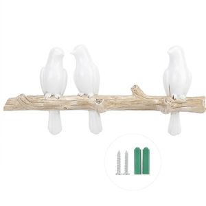 Forme d'oiseau décoration de la maison chapeau vêtements sac support mural crochet cintre support étagères stockage chambre outil Y200429205U