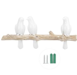 Vogelvorm Woondecoratie Hoed Kleding Tas Muurbevestiging Haak Hanger Rack Holder Opslag Slaapkamer Tool Y2004299829304
