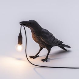 Vogel tafellamp Italiaans seletti licht vogel led bureau lamp dier geluk vogel woonkamer slaapkamer bed lamp home decor armaturen 1020