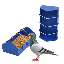 Mangiatoia per acqua per uccelli Mangiatoia per pollame splicabile Slot in plastica Ciotola Antispruzzo Forniture per animali domestici 231225
