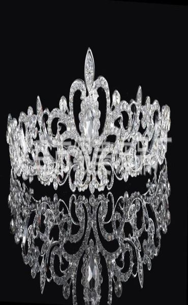 Coronas birdales nuevas bandas de cabeza de cabello Headspieces para la boda nupcial accesorios de plateado cristales de dhinestone ht064478128