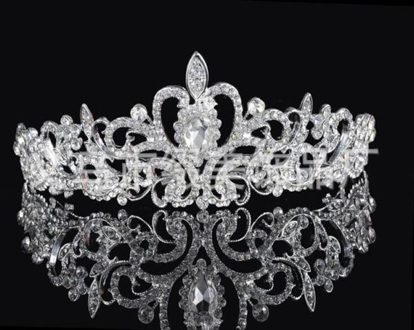Coronas birdales Nuevas bandas para la cabeza de cabello Headspieces de joyería de boda nupcial accesorios de plateado Pearls HT06576042