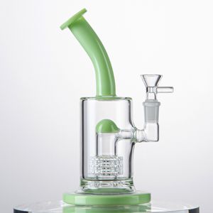 Birdcage Matrix Perc Glass Bong Hookahs Dome Percoladores Aceite Dab Rigs Tuberías de agua Junta de 14 mm con protector contra salpicaduras