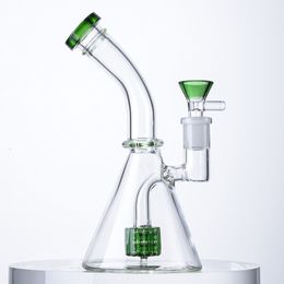 Roze Hookahs Douchekop Perc Heady Glass Bongs DAB Olie Rigs Beker Hookahs Rokende Buis Pijp 5mm Dikke Water Pijpen Wax 14mm Wijfje met Quartz Banger Nail