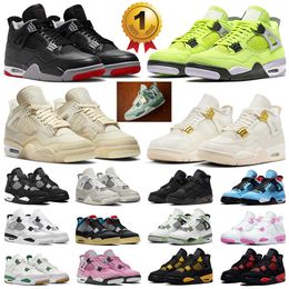 Bred Reimagined 4 basketbalschoenen heren dames First Class 4s metallic goud Frozen Moments White Thunder militair zwart Seafoam roze sportschoenen sneakers Dhgate