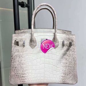 Birkinbagtotes Designer Sac Himalayan Luxury Handheld Crocodile Leather Womens Sac Q9LN