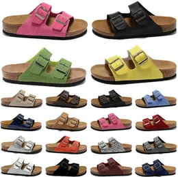 Birks Diseñador Hombres Mujeres Sandalias Arizona Gizeh Zapatillas unisex Caliente Verano Chanclas Hombres Mujeres Chanclas de playa Al aire libre Interior Woody Mules GRIS