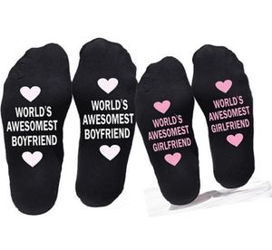 Verjaardagscadeau voor vriendje katoenen sokken jubileum cadeau voor vriendin aanwezig feest voorstander van valentijnsdag 9004071