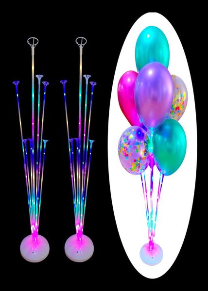 Ballons de fête d'anniversaire Stand Balloon Holder Column Plastic Balloon Stick Decorations de fête d'anniversaire Kid Adult Wedding Baloon2015527