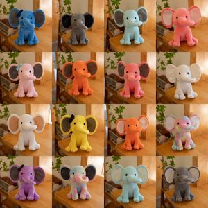 Poupée en peluche éléphant de fête d'anniversaire 25cm poupées en peluche pour garçons et filles faveurs de Noël de Pâques