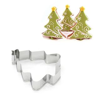 Moldes de galletas Aleación de aluminio Pan de jengibre Hombres Árbol de Navidad En forma de animal Molde para hornear Diy Cortador de galletas Hornear SN4578