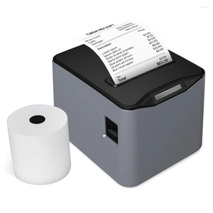 Bisofice thermische bonprinter 80 mm desktop direct afdrukken USB LAN-verbinding hoge snelheid met automatische snijder groot papier