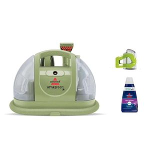 BISSELL Little Green multifunctionele draagbare tapijtbekledingsreiniger, auto- en autodetailer, met exclusief speciaal gereedschap, groen, 1400B