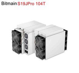 Bitmain S19JPRO 104T ASIC MINER 3100W 100T ANTMINER 96T avec alimentation incluse