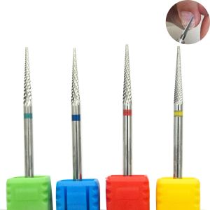 Bits 1 st Tungsten carbide nagelboorbitsnijder voor manicure machine carbide elektrische nagelboorborte snijder voor nagelaccessoires