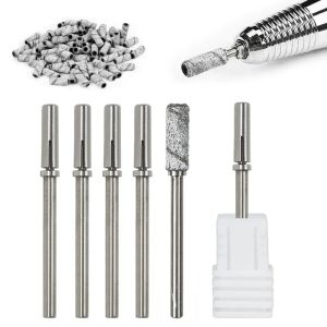 Bits 3,1 mm nagel kleine mini roestvrij stalen schuurbanden doorn voor manicure schuurpapierringhouder nageloefeningen