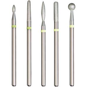 Bits 5 pc's Russische stijl leerling gebruiken diamantfreessnijders voor manicure carbide verwijderen dode huid milde nageldrillbits