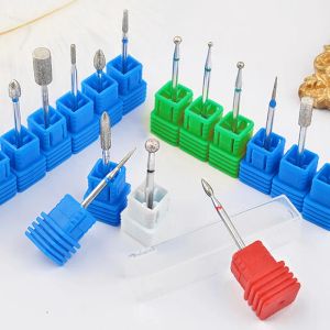 Bits Diamond Nail Drill Bits for Electric Manucure Drifts Machine Maching Files de nail