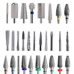 BITS DMOLEY Tungsten Carbide Nail Drill Bit Milling Cutter pour manucure Files de ongles Pédicure Buffer