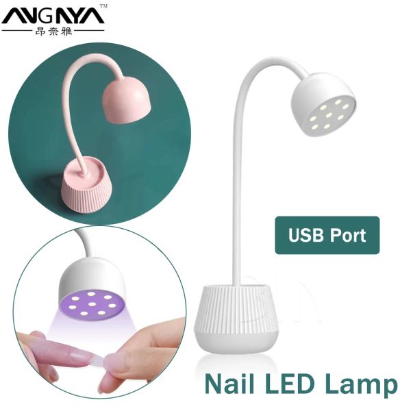 Lámpara LED UV de secador de uñas rápida para uñas Lámpara de secado de uñas para curar todo el esmalte de uñas de gel Luz UV para uñas de gel Herramientas de manicura 24W