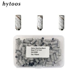 Bits hytoos 3 mm petites bandes de ponçage blanche sans acier à ongles électriques en acier inoxydable