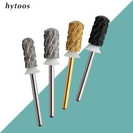 Bits HytoOS 5xc Veiligheid Barrel Nagelboor Bits 3/32 Smooth Top Carbide Manicure Bit Verwijder Dikke gelboren Accessoires Leverancier