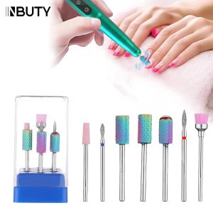 Bits In -buty nagelboorbits Professionele elektrische manicure machine set gel polijsten nagels booraccessoires salon gereedschap keramiek