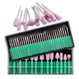 Bits Nail Drill Bits Grinceing Head Gel Drillage à ongles Forillage Moinette Manucure Set Nail Electric Grinding Machine Accessoires