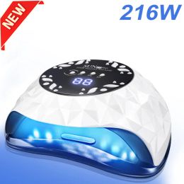 Bits UV LED Nail Lamp Nail Dryer voor het genezen van alle gel Pools met Auto Sensor Manicure Pedicure Salon Gereedschap Nagelapparatuur Professional