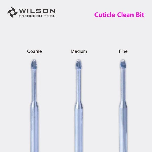 Bits wilson cuticules clean bit nail foret bits retirez le gel en carbure de manucure outil de manucure outil de manucure