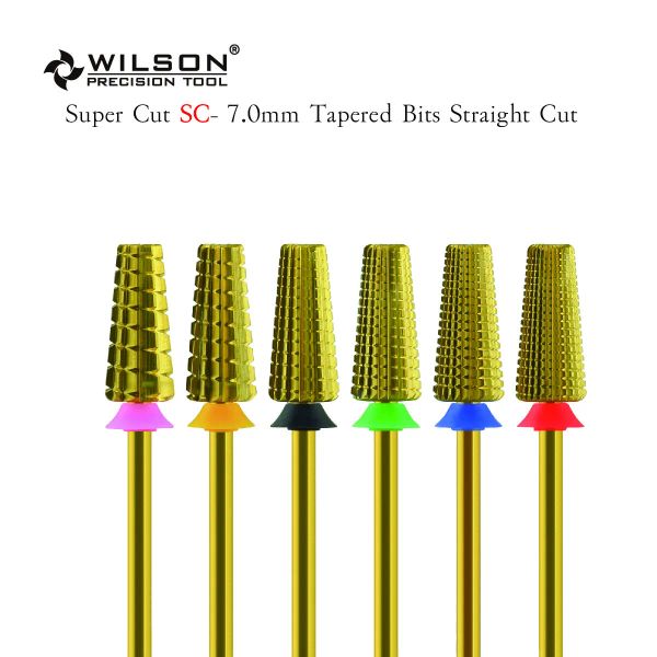 Bits Wilson Super Cut SC 7.0 mm Bits cónicos cónicos Cubo de lata de alta calidad Barra de barril de cañón establo de carburo de carburo de carburo