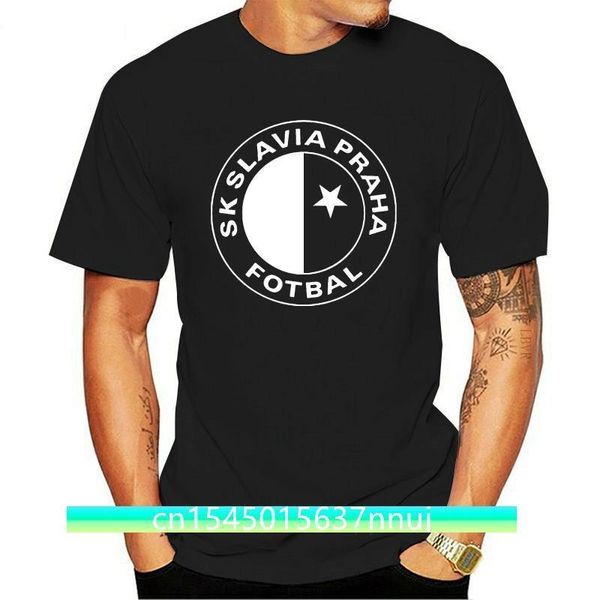 Bitter Cooffee Sk Slavia Praha T-shirt République Tchèque Prague 100% Coton Qualité Impression T-shirt Pour Hommes Grande Taille S5xl 220702