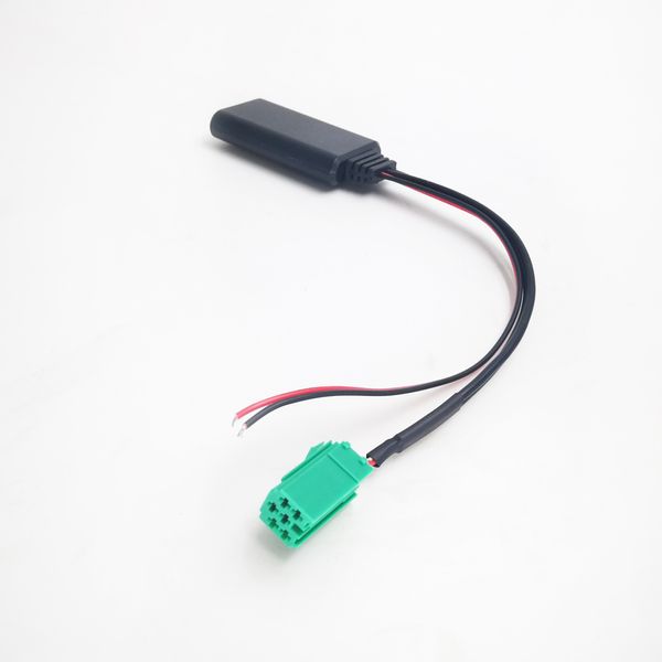 Biurlink Car Factory Stereo Bluetooth Módulo Audio Entrada Mini ISO 6PIN Aux Adaptador para Renault Stereo UpdateList