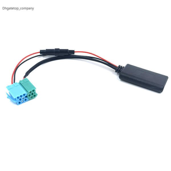 Biurlink autoradio vert bleu Mini ISO 6Pin 8Pin connecteur Bluetooth 5.0 adaptateur de câble Aux pour Renault mise à jour