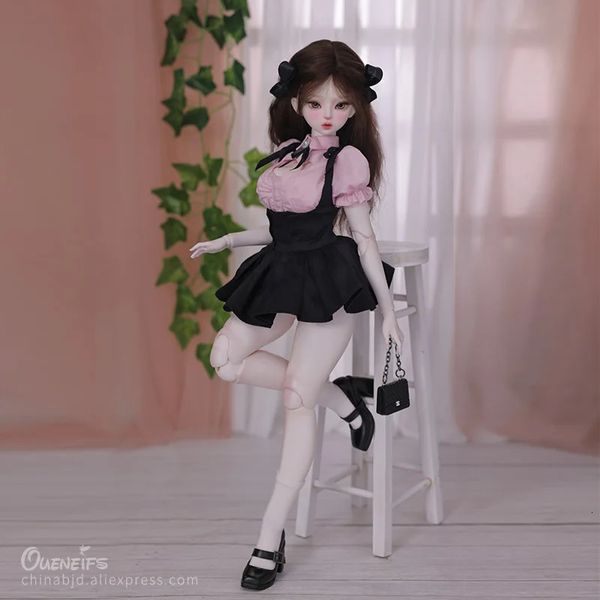 BJD Doll Joan 14 charmant danseur du corps conception optimiste collège sweet buste et poupées articulées à balle mince de taille hanche 240422