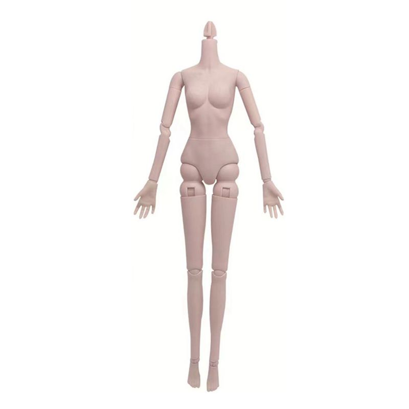 BJD Doll White Skin Skin Authentic Skin Color 28 Corpo articular Removível Toy Doll Corpo Coleta feminina sem cabeça Coleção nua