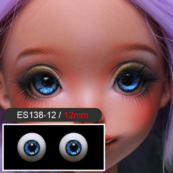 BJD Eyes Resin Eyeball ES133 ES140 12 mm accesorios de muñecas coloridas 1/3 1/4 1/6 para fairyland minifee iPlehouse