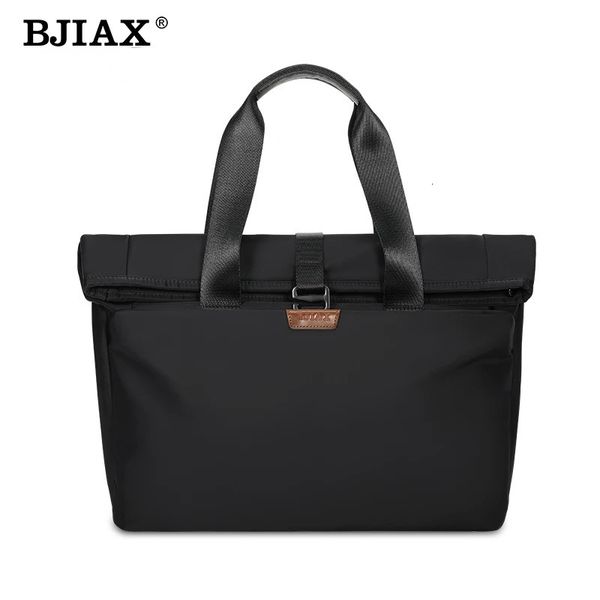 BJIAX Coreano maletín Bag Mens Abogado Oficina de la oficina Bolsa de computadoras Documento de hombro Crossbody 240418