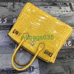 Bk Crocodile Sacs Confiance Sac À Main De Luxe Mode Européenne Et Américaine Sac De Célébrité Mode En Cuir Véritable Sac Pour Femme Bright Crocodile Pa ont le logo HBNW