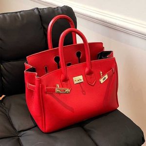 BK Designer Handbag en cuir en cuir Red Sac de mariage Sac de mariage pour femmes