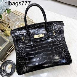 Sacs en cuir BK Designer Sacs Crocodile Modèle de grande capacité pour femmes pour femmes Cow Hide HighGrade Fashion Commuter Bag